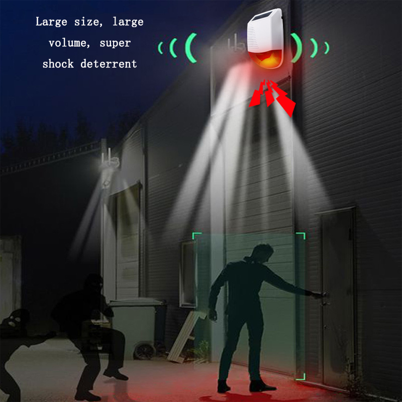 Lighting Visual - 433MHz Wireless Outdoor Waterproof Smart Audible