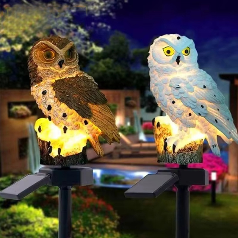 Solar Owl Garden Stake Lights  - đánh giá và giá Lighting Decoration Ideas