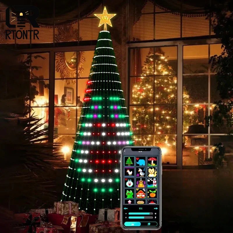 Christmas Star Tree Lights RGB - đánh giá và giá Lighting Decoration Ideas