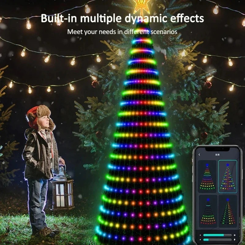 Christmas Star Tree Lights RGB - đánh giá và giá Lighting Decoration Ideas
