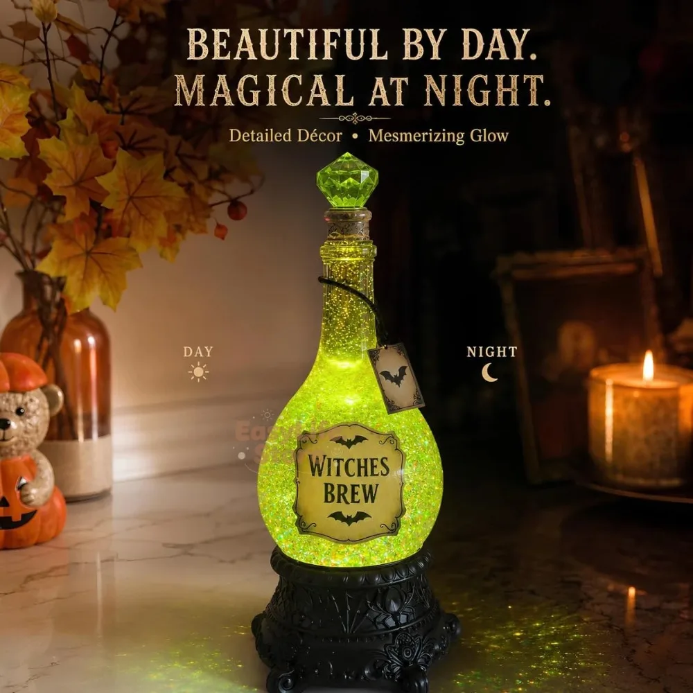 Lighted Witches’ Brew Bottle G - đánh giá và giá Up Lighting Decor