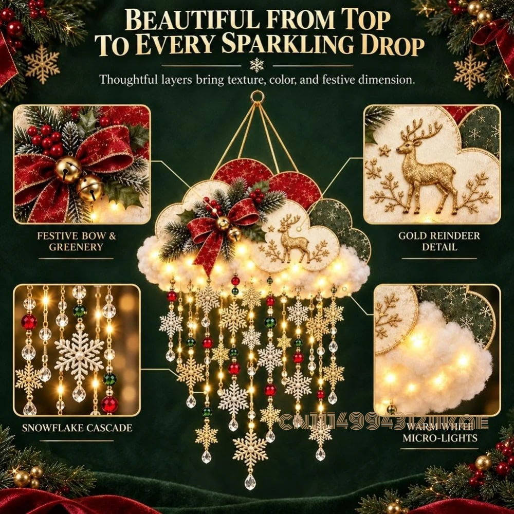 Vintage Lighted Christmas Snow - đánh giá và giá Lighting Christmas Decor